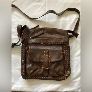 Gorgeous dark brown leather crossbody purse. Used once.